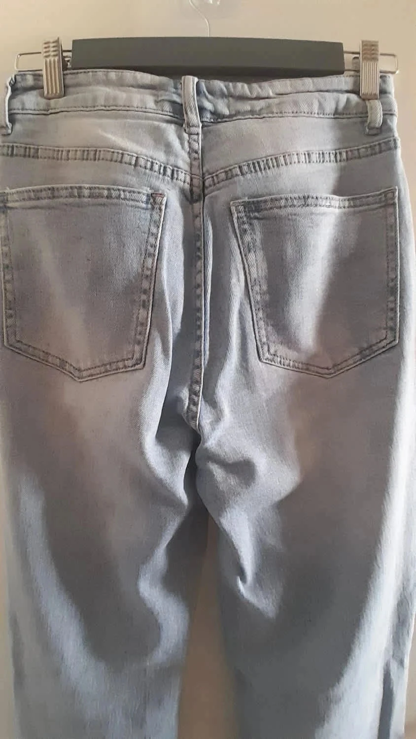Jeans rasgado, Tamanho 34, Marca Hello Miss – photo 8